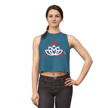 Women's Lotus Symbol Crop Top