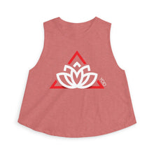 Women's Lotus Symbol Crop Top