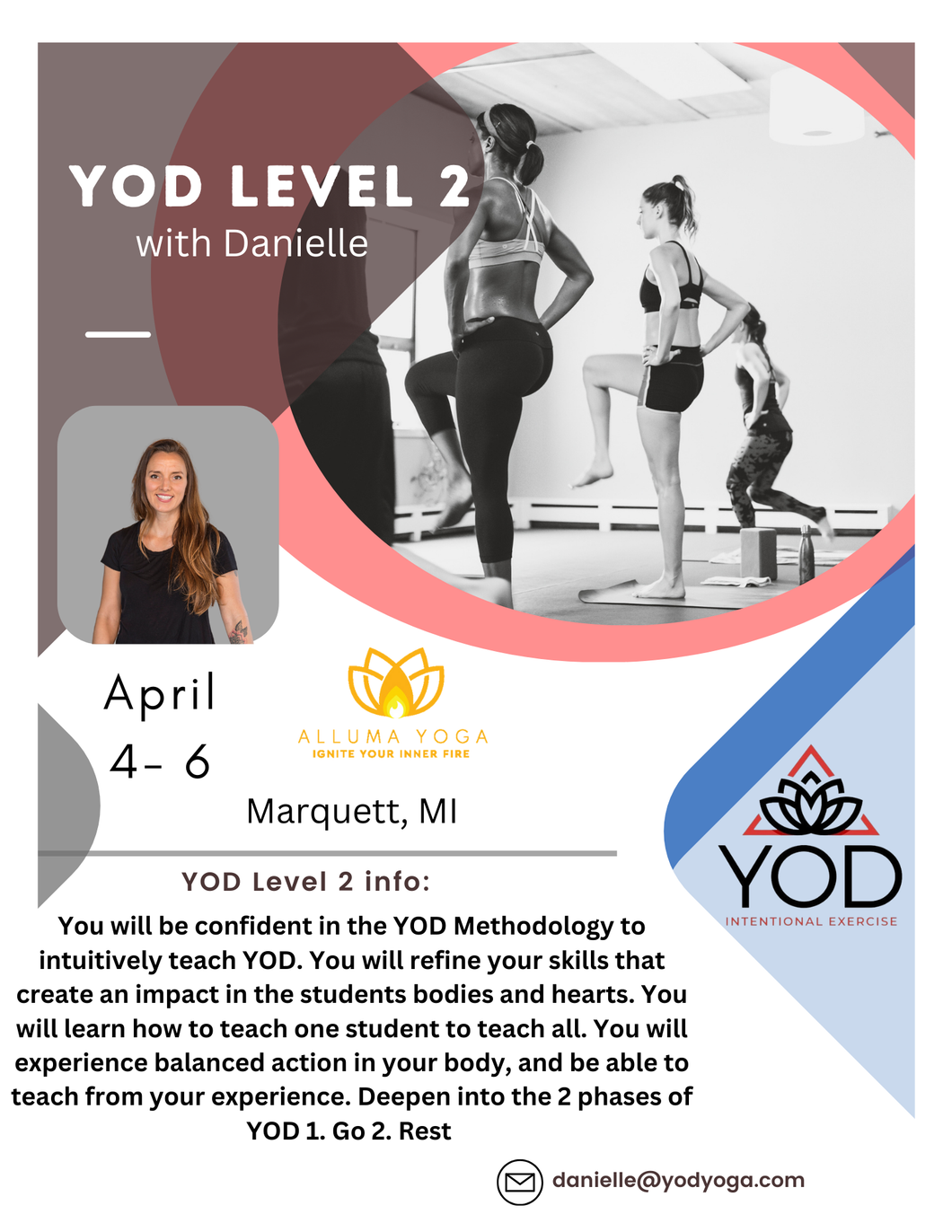 YOD Level 2 at Alluma April 4-6