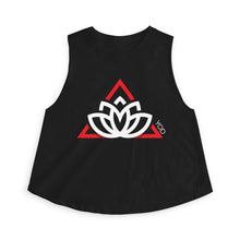 Women's Lotus Symbol Crop Top