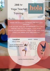 * Deposit - 200-HR Wholehearted Living/Yoga Teacher Training