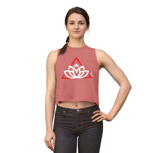 Women's Lotus Symbol Crop Top