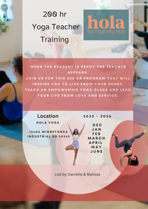 * Deposit - 200-HR Wholehearted Living/Yoga Teacher Training