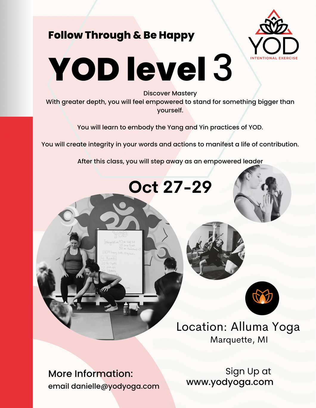 YOD Level 3 At Alluma Yoga/On Line