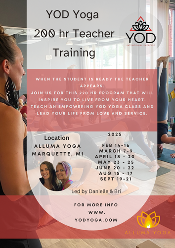 * Deposit - 200-HR Whole Hearted Living/YOD Yoga Teacher Training