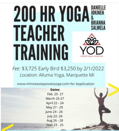 Deposit - 200-HR Whole Hearted Living/YOD Yoga Teacher Training