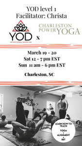 YOD Level 1 March 19-20  with Christa